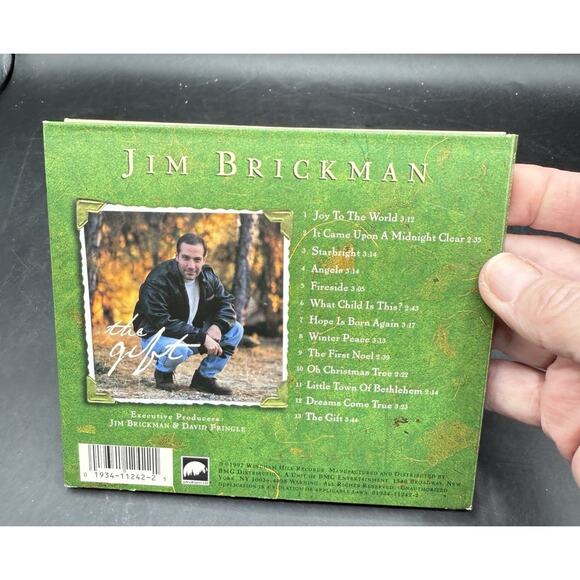 The Gift by Jim Brickman (CD, 1997, Windham Hill) Excellent! -D - Picture 2 of 4